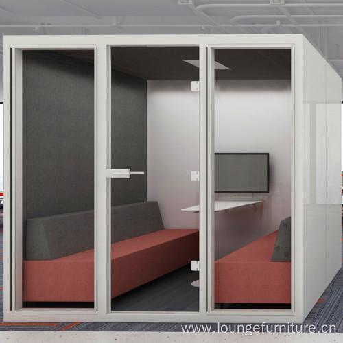 Cabin Meeting Pod Acoustic 4 Person Meeting Booth